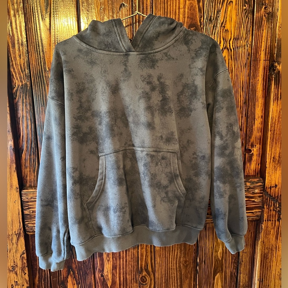 Fabletics Charcoal Tie-Dye Hoodie
